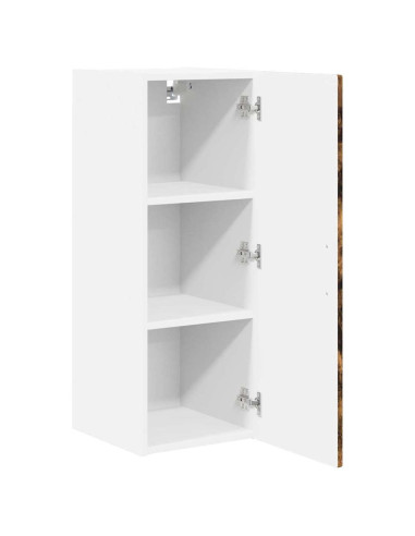 Mobile da cucina con porta 2 pcs Rovere fumé 30 x 31 x 80 cm