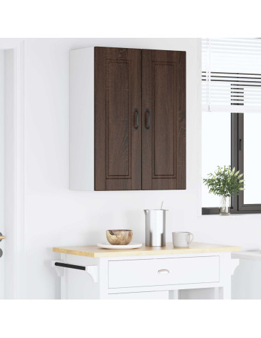Mobile da cucina con porta 2 pcs Rovere Marrone 30 x 31 x 80 cm