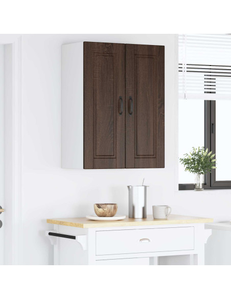 Mobile da cucina con porta 2 pcs Rovere Marrone 30 x 31 x 80 cm