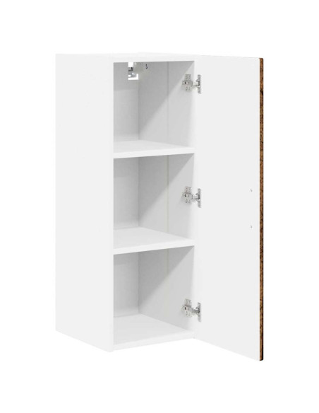 Mobile da cucina con lo scaffale Legno vecchio 30 x 31 x 80 cm