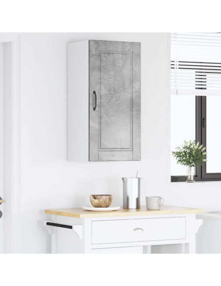 Mobile da cucina con lo scaffale Grigio cemento 40 x 31 x 80 cm