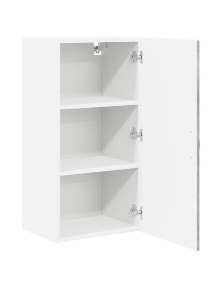 Mobile da cucina con lo scaffale Grigio cemento 40 x 31 x 80 cm
