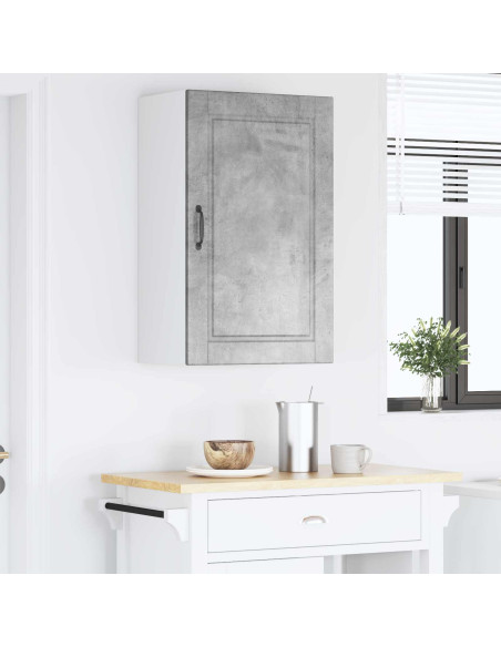 Mobile da cucina con lo scaffale Grigio cemento 50 x 31 x 80 cm