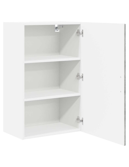 Mobile da cucina con lo scaffale Grigio cemento 50 x 31 x 80 cm