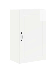 Mobile da cucina con lo scaffale Bianco Lucido 50 x 31 x 80 cm 2