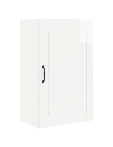 Mobile da cucina con lo scaffale Bianco Lucido 50 x 31 x 80 cm