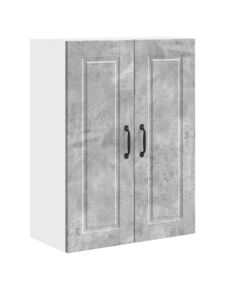 Mobile da cucina con lo scaffale Grigio cemento 60 x 31 x 80 cm