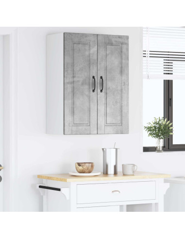 Mobile da cucina con lo scaffale Grigio cemento 60 x 31 x 80 cm