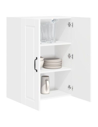 Mobile da cucina con lo scaffale Bianco Lucido 60 x 31 x 80 cm