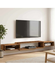 Mobile TV da Parete A parete Legno antico 180 x 28 x 21 cm