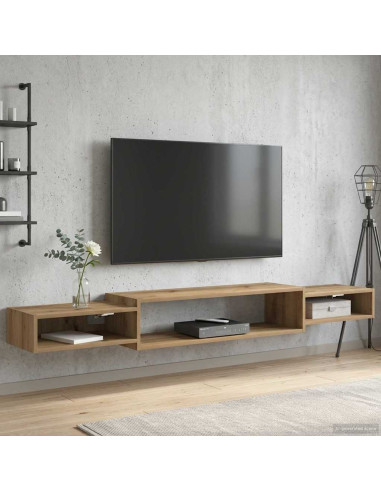 Mobile TV da Parete A parete Rovere Artigianale