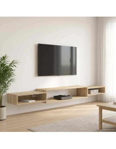 Mobile TV da Parete A parete Rovere Sonoma 220 x 28 x 21 cm