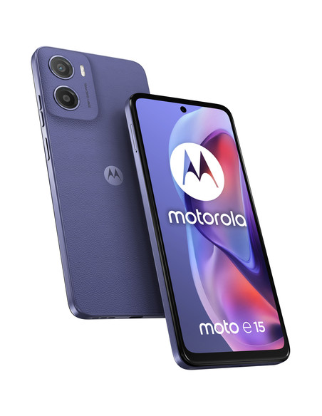 Motorola moto e15 16,9 cm (6.67") Doppia SIM Android 14 Go edition 4G USB tipo-C 2 GB 64 GB 5200 mAh Lavanda