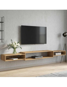 Mobile TV da Parete A parete Rovere Artigianale