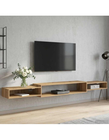 Mobile TV da Parete A parete Rovere Artigianale