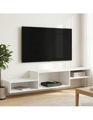 Mobile TV da Parete A parete Bianco 150 x 28 x 26 cm