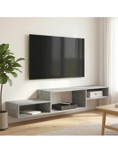 Mobile TV da Parete A parete Grigio Cemento 150 x 28 x 26 cm