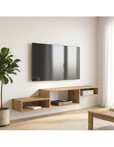 Mobile TV da Parete A parete Rovere Artigianale