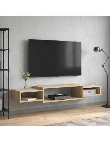 Mobile TV da Parete A parete Rovere Sonoma 140 x 28 x 21 cm