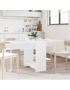 Tavolo da Pranzo 138 x 70 x 73,5 cm Legno ingegnerizzato Bianco