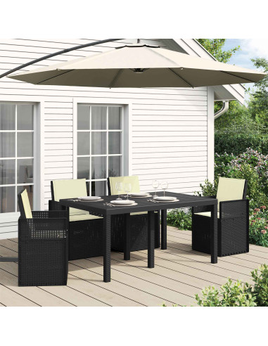 Cuscini per Seduta e Schienale 4 pcs Crema 47 x 45 x 2 cm