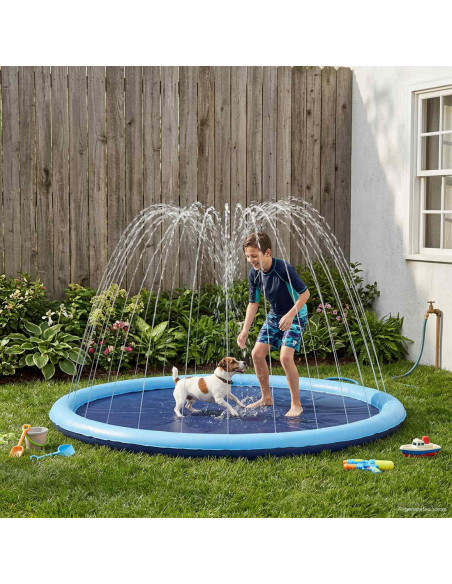 Piscina Splash per Bambini e Cani Blu Ø150 x 10 cm PVC