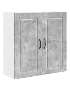Mobile da cucina con lo scaffale Grigio cemento 80 x 31 x 80 cm 2