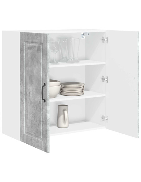 Mobile da cucina con lo scaffale Grigio cemento 80 x 31 x 80 cm