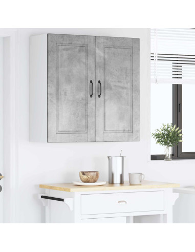Mobile da cucina con lo scaffale Grigio cemento 80 x 31 x 80 cm