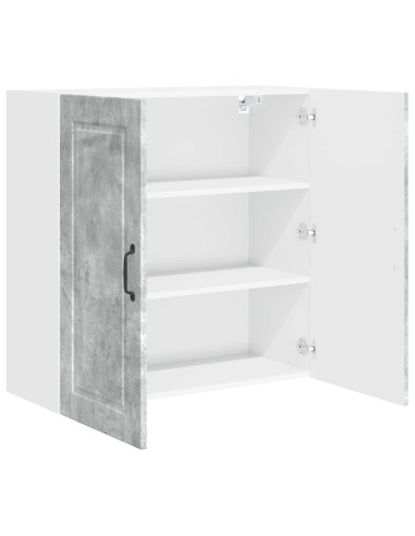 Mobile da cucina con lo scaffale Grigio cemento 80 x 31 x 80 cm