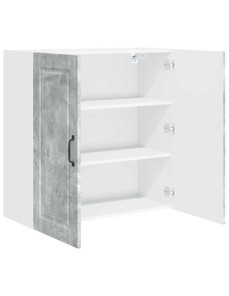 Mobile da cucina con lo scaffale Grigio cemento 80 x 31 x 80 cm