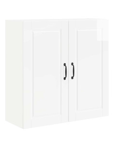 Mobile da cucina con lo scaffale Bianco Lucido 80 x 31 x 80 cm 2