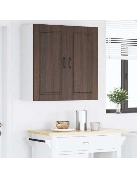 Mobile da cucina con lo scaffale Rovere Marrone 80 x 31 x 80 cm
