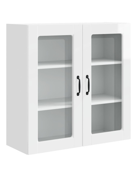 Mobile da cucina con lo scaffale Bianco Lucido 80 x 31 x 80 cm