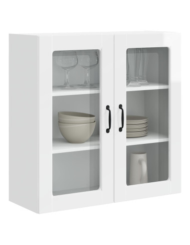 Mobile da cucina con lo scaffale Bianco Lucido 80 x 31 x 80 cm