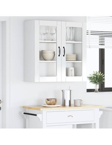 Mobile da cucina con lo scaffale Bianco Lucido 80 x 31 x 80 cm