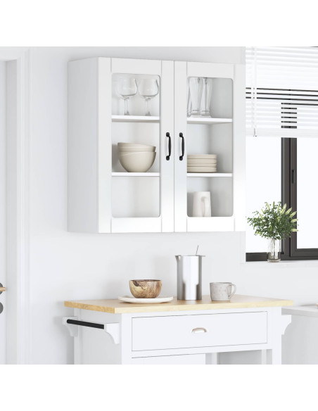 Mobile da cucina con lo scaffale Bianco Lucido 80 x 31 x 80 cm