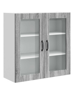 Mobile da cucina con lo scaffale Grigio Sonoma 80 x 31 x 80 cm 2