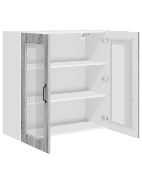 Mobile da cucina con lo scaffale Grigio Sonoma 80 x 31 x 80 cm
