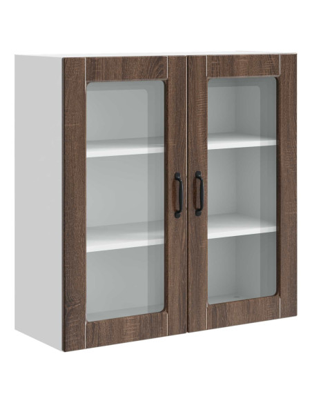 Mobile da cucina con lo scaffale Rovere Marrone 80 x 31 x 80 cm