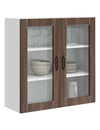 Mobile da cucina con lo scaffale Rovere Marrone 80 x 31 x 80 cm