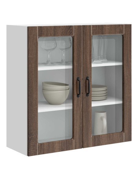 Mobile da cucina con lo scaffale Rovere Marrone 80 x 31 x 80 cm