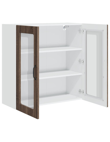 Mobile da cucina con lo scaffale Rovere Marrone 80 x 31 x 80 cm