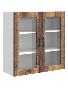 Mobile da cucina con lo scaffale Legno vecchio 80 x 31 x 80 cm 2