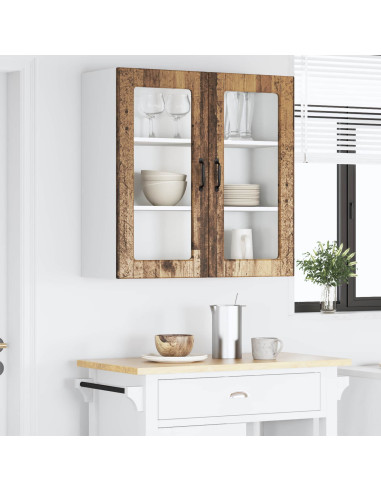 Mobile da cucina con lo scaffale Legno vecchio 80 x 31 x 80 cm