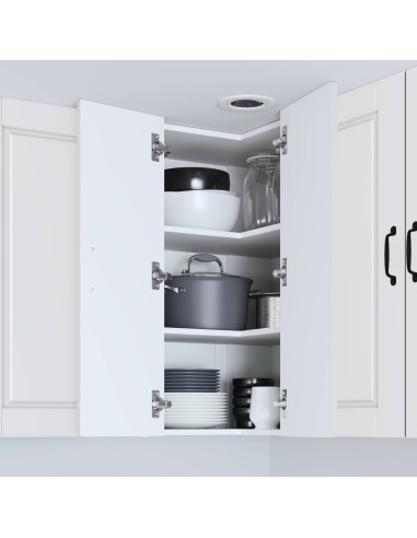 Mobile da cucina Bianco 57 x 57 x 80 cm Legno multistrato