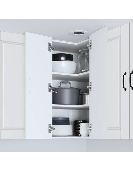 Mobile da cucina Bianco 57 x 57 x 80 cm Legno multistrato