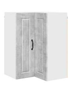Mobile da cucina con lo scaffale Grigio cemento 57 x 57 x 80 cm 2