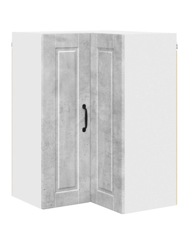 Mobile da cucina con lo scaffale Grigio cemento 57 x 57 x 80 cm