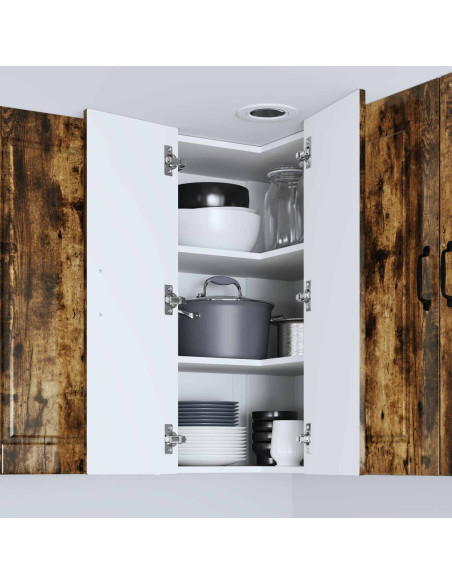 Mobile da cucina Rovere fumé 57 x 57 x 80 cm Legno multistrato